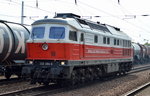 Anscheinend eine der ganz wenigen noch nicht umnummerierten Ludmilla aus der Flotte der ehemaligen East-West-Railways Flotte, die 232 484-6 (92 80 1223 484-6 D-DBSRP) am 16.09.16 Bf.
