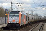 hvle 246 001-2 mit einem Getreidezug für die Fa.