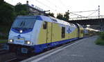 Am späteren Abend ist der RE5 nach HAMBURG HBF mit metronom 246 003-8 im BF.