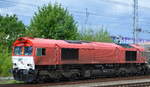 ITL 266 107-2 verlässt mit Schüttgutwagenzug (leer) Industrieübergabe Berlin Nordost am 26.04.18 Berlin-Springpfuhl.