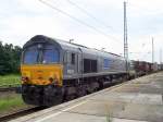 Die DLC Lok PB03 (GM-EMD Bj.2001) angemietet von CBRail am 20.07.07 im Bhf.