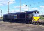 Hier noch ganz frisch in schwarz f�r ERS Railways, MRCE Leasinglok ERSR 6616 (EMD Bj.2005) am 13.10.07 im Bhf.