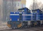 Echte �berraschung und Erstsichtung f�r mich, eine Doppeltraktion MaK G 1206 der Fa.