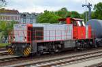 Obwohl schon seit Frühjahr letzten Jahres angemietet, sieht man diese schöne MaK G 1206 akiem 1509 (92 87 0061 701-4 F-VC) von der IGB nicht sehr häufig in Berlin, da sie nur sehr