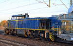 Tageshighlight und große Überraschung hier im Nordosten, die Mak G 1206 der EVB, die 275 101 (92 80 1275 101-4 D-EVB) den Hamburgern im fast täglichen Einsatz bekannt, hier nun also