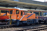 Die angemietete Northrail Köf 335 045-1 mit ihren täglichen Fahrten zur Baustelle Friedrichsfelde Ost Neubau S-Bahn Betriebswerkhalle am 19.05.16 Bf.