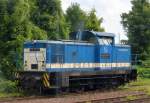 Spitzke Logistik mit V 60-SP-014 (98 80 3345 204-2-D-SLG, LES Bj.1970) am 07.07.14 Nähe S-Bhf.