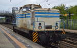 Die nicht mehr taufrische ITB Lok 632 (98 80 3345 396-6 D-ITB, LEW Bj.1976) laut Informationen wohl unterwegs zur Auffrischung/Modernisierung bei der Durchfahrt Bf. Berlin-Hohenschönhausen, 27.07.17