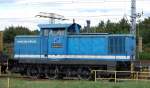 SLG Lok V60-SP-015 (98 80 3345 203-4 D-SLG, Bj.1979) am 13.09.08 beim Tag der offenen T�r im ICE Betriebswerk Berlin-Rummelsburg.