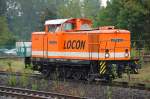 LOCON 101  Rita  (95 80 3345 028-5 D-LOCON) beim umsetzen in Berlin-Blankenburg, 26.08.10.