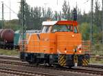 Eine kleine G400B (9880 3352 103-D-KIEL, VSFT Bj.2003) Diesellok der Fa.
