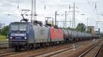 RBH Doppeltraktion mit RBH 115/143 068-5 + RBH 136/143 567-3 mit Kesselwagenzuga am 30.07.15 Bhf.