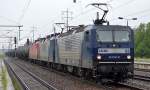 RBH Doppeltraktion mit RBH 103/146 041-2 + 118/143 028-9 und RBH 128/143 226-9 und Kesselwagenzug am Haken am 14.07.15 Bhf.
