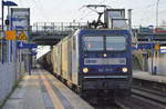 RBH 104/143 191-5 + 107/143 063-6 mit Kesselwagenzug am 30.03.17  Bf.