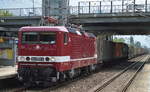 DeltaRail mit ihrer 243 559-2 (143 559-3) und Containerzug ab Frankfurt/Oder am 02.08.17 Bf.