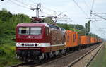 DeltaRail 243 559-2 (143 559-3) mit Containerzug Richtung Frankfurt/Oder am 03.08.17 Bf.