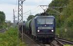 RBH 129/143 249-1 mit Kesselwagenzug (leer) Richtung Stendell am 11.09.17 Bf.