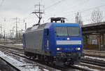 RHC mit 145-Cl 201/145 097-2 am 12.01.17 Durchfahrt Bf.