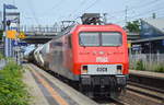 MEG 804 (156 004-4) mit Zementstaubzug (leer) Richtung Industrieübergabe Nordost am 27.06.17 Bf. Berlin-Hohenschönhausen.