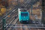 ATC Mietlok 185 575-8 verl��t nach Pause und Personalwechsel die Rangieranlage des ehemaligen Gbf.