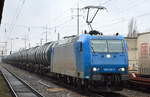 CFL Cargo Deutschland GmbH mit der 185 512-1 und Kesselwagenzug am 01.03.17 Bf.