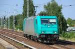 185 619-4 Mietlok von LOCON untergs Richtung Karower Kreuz Berlin, 20.06.13        