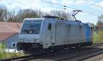 Die Railpool-Mietlok 185 674-9 (91 80 6185 674-9 D-Rpool, Bombardier Bj.2009) eigentlich aktuell an LEG vermietet wurde nun wohl an die BTE weitervermietet, hier am 29.04.15 Richtung Bernau in Berlin