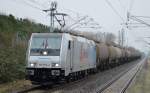 Die Railpool Lok 185 676-4 (NVR-Number: 91 80 6185 676-4 D-Rpool, Bombardier Bj.2009) im Dienst von VTG Rail Logistics Deutschland GmbH / Bräunert Eisenbahnverkehr GmbH & Co.