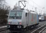 Die Railpoollok 185 676-4  Selma  für die Fa.Bräunert Eisenbahnverkehr GmbH & Co.