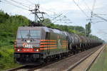 HSL mit 185 601-2 und Kesselwagenzug am 03.08.17 Bf.