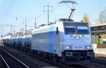 Railpool Mietlok 186 430-5 (91 80 6186 430-5 D-Rpool, Bombardier Bj.2015) für das polnische Unternehmen Transchem Sp.