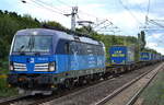 CD Cargo 383 001-5 mit KLV-Zug (LKW WALTER Trailer) am 03.09.17 Bf.