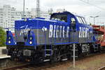 Die optisch neu gestaltete Hybrid Alstom 1002 021-6 der Fa.