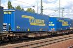 Wechselbeh�lterladewagen-Doppeleinheit eingestellt in Deutschland mit der Nr.