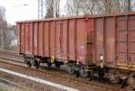 Offener G�terwagen mit Drehgestellen eingestellt mit der Nr.