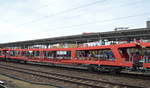 Überraschend hat Bahntouristikexpress mit ihrer 217 002-5 drei firmeneigene PKW- Transportwagen im Einsatz für ihre Autoreisezüge nach Berlin überführt (nicht zum ersten Mal),