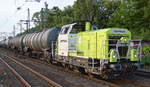 captrain 650 091-8 mit einem Kesselwagen-Übergabezug am 20.06.17 Durchfahrt Bf.
