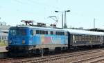 Die D-CBB 91 80 1042 520-8 der Centralbahn AG mit dem Sonderzug der DNV-Touristik GmbH nach Masuren, K�nigsberg und Danzig mit der CLASSIC-COURIER Wagengarnitur am 04.07.12 Bhf.