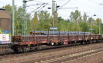 Luxemburger Drehgestell-Flachwagen mit Seitenborden der CFL Cargo mit der Nt.
