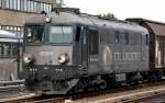 Noch mal aus der N�he 252 022-9 (92 80 1252 022-9 D-CTL) mit Ganzzug Schiebewandwagen am 27.06.12 Durchfahrt Bhf.