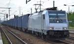Auch ganz interessant, eine Akiem-Mietlok (91 80 6186 266-3 D-AKIEM, Bombardier Bj.2014) mit CTL -Logo seitlich wie einst eine größere Anzahl MRCE 189ér auch hatte (sind inzwischen alle