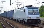 Auch ganz interessant, eine Akiem-Mietlok (91 80 6186 266-3 D-AKIEM, Bombardier Bj.2014) mit CTL -Logo seitlich wie einst eine größere Anzahl MRCE 189ér auch hatte (sind inzwischen alle