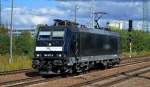 MRCE Mietlok 185 572-5 der CTL auf Leerfahrt am 27.09.15 Durchfahrt Bhf.