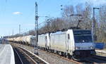 CTL mit akiem Mietlok 186 266-3 mit der akiem Mietlok 186 261-4 und der polnischen MRCE Lok ES 64 F4-453 (91 51 5170 027-4 PL-DISPO) auch aktuell CTL? und Ganzzug Gasdruckkesselwagen (Ammoniak) am