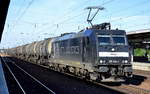 CTL mit der MRCE 185 564-2 und Kesselwagenzug am 27.06.17 Bf.