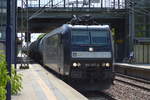 CTL mit der MRCE 185 557-6 und Kesselwagenzug (leer) Richtung Stendell am 22.06.17 Bf.