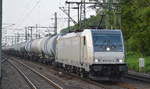 CTL mit der akiem Mietlok 186 264-8 und Kesselwagenzug am 20.06.17 Bf.