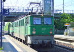 EGP Doppeltraktion 142 ???-? + 142 133-8 am 19.05.17 Durchfahrt Bf.