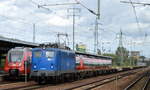 EGP 140 678-4 mit einem schwach ausgelasteten Containerzug am 14.09.17 BF.