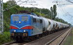 EGP mit der SRI 151 170-0 und Zementstaubzug Richtung Greifswalder Str. Berlin am 24.07.17 Berlin-Hohenschönhausen.